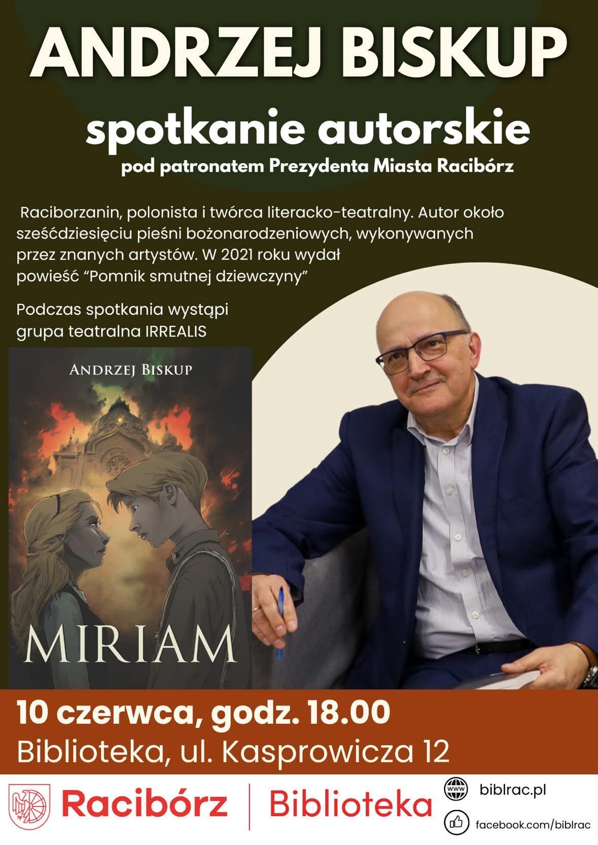 Spotkanie autorskie z Andrzejem Biskupem